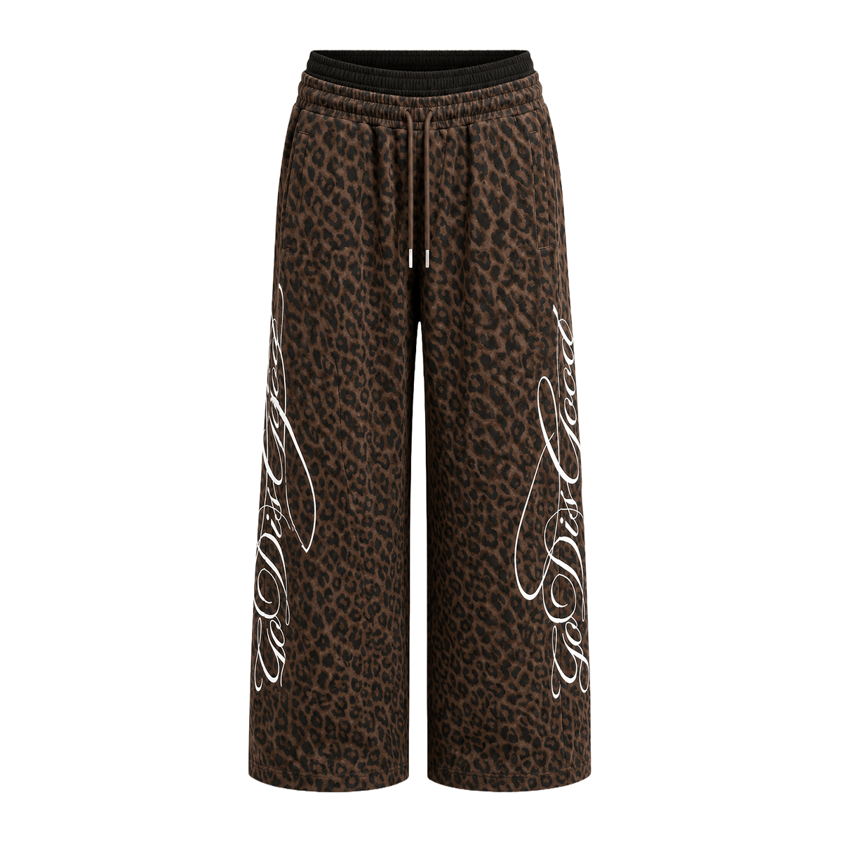 Graffiti Leopard Baggy Sweatpants
