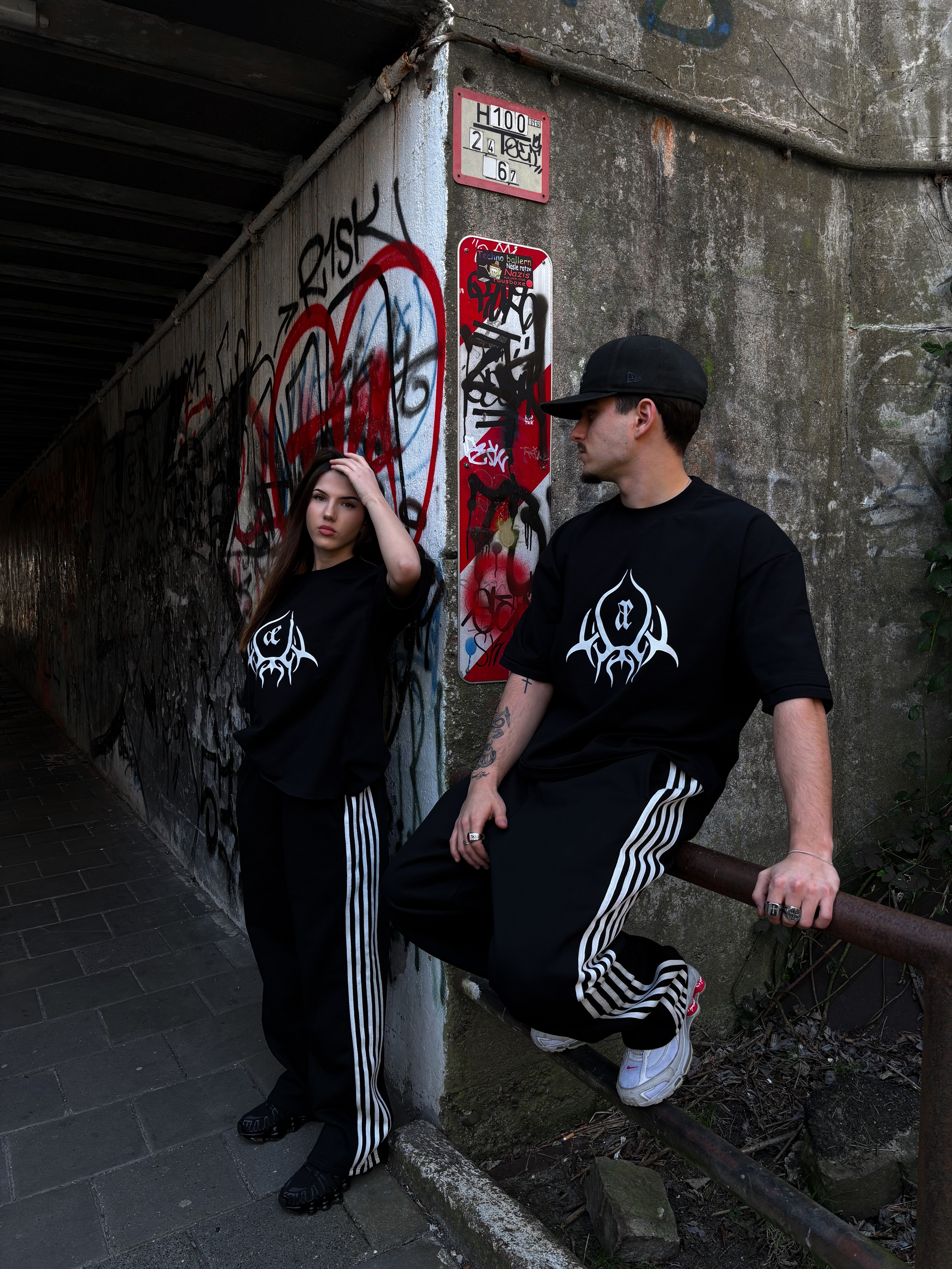 STRIPED JOGGERS