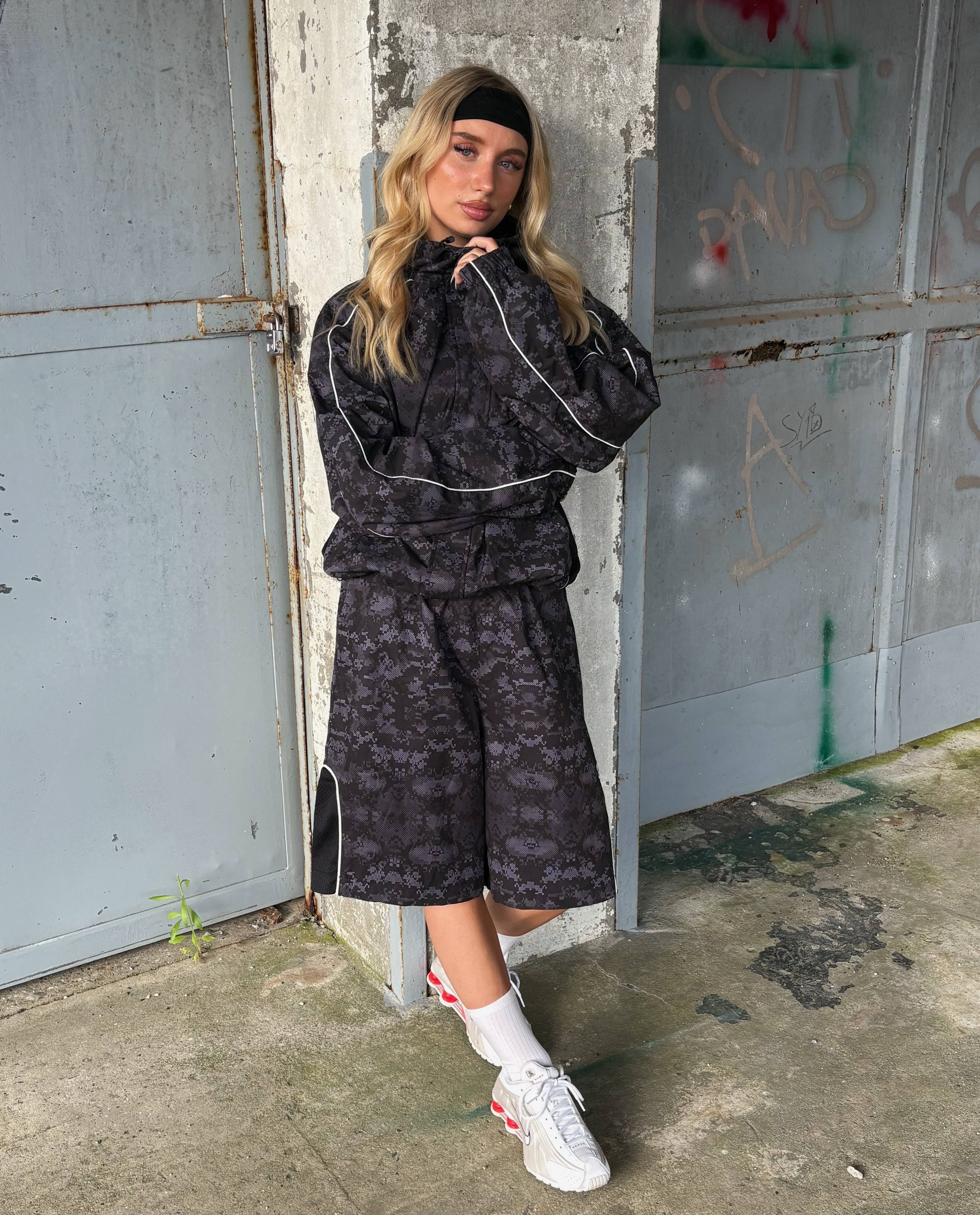 Camo Jacket Shorts Set - 3