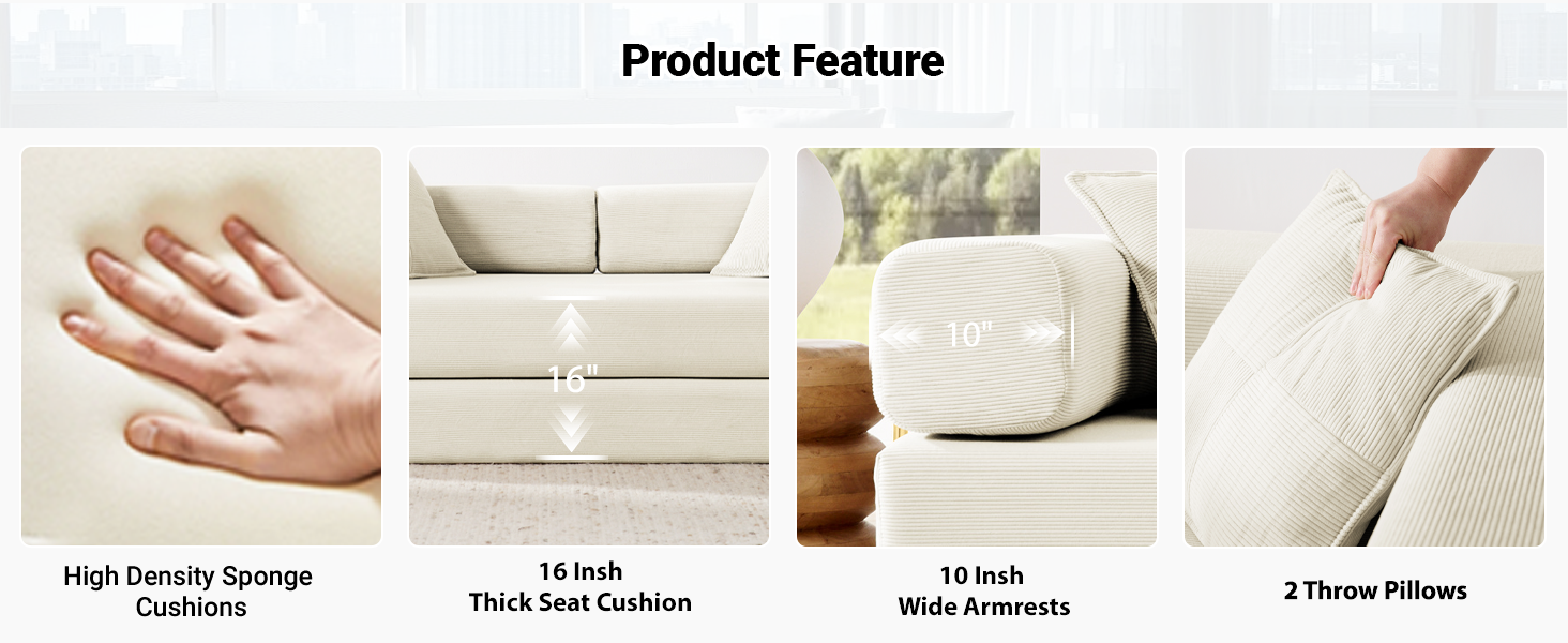 Convertible Sleeper Sofa Bed