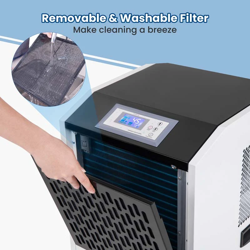 Eletriclife 250 Pints Commercial Dehumidifier with Drain Hose