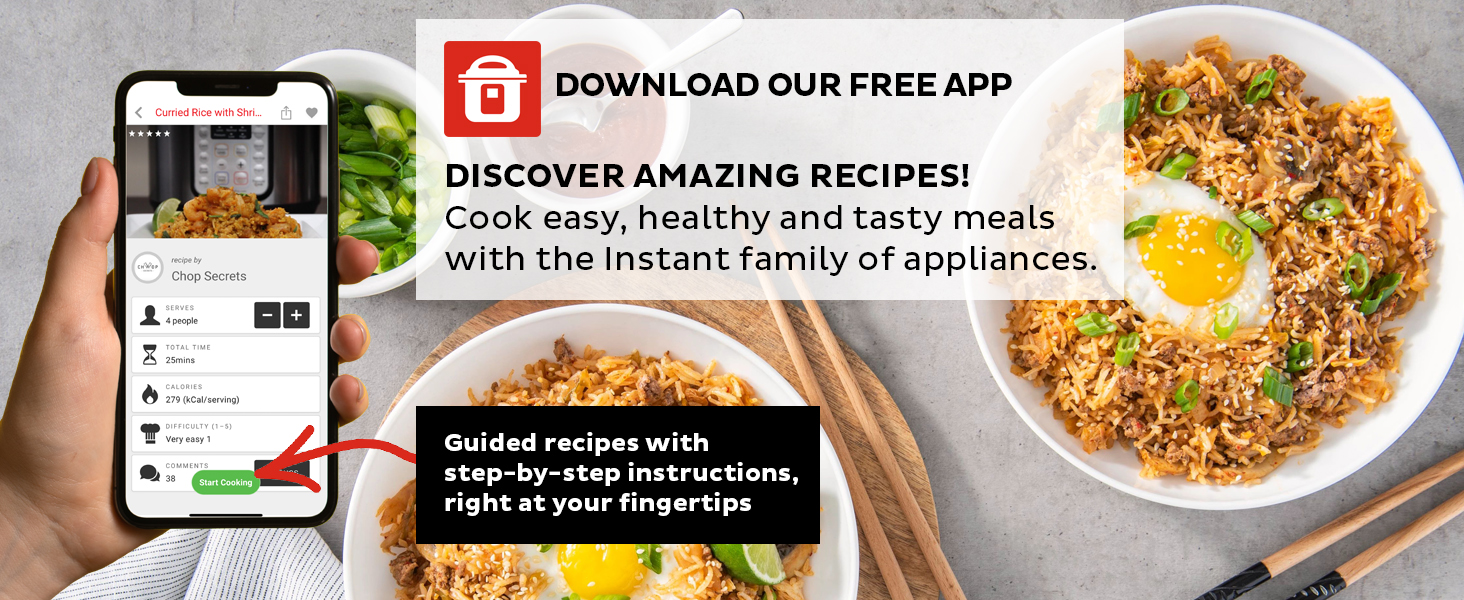 Instant pot. recipe app