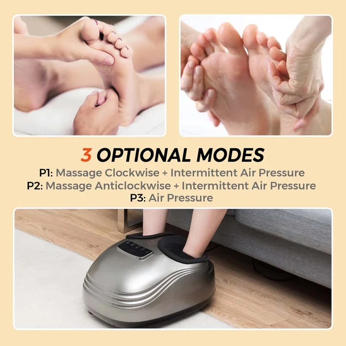 Eletriclife Shiatsu Foot Massager Machine with Deep Kneading