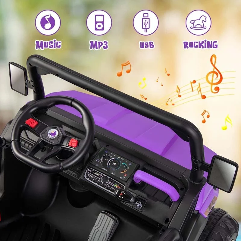 Eletriclife 2-Seater 12V Kids Ride On Truck Car with Remote Control