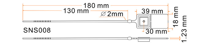 PLASTIC SEALS SNS008