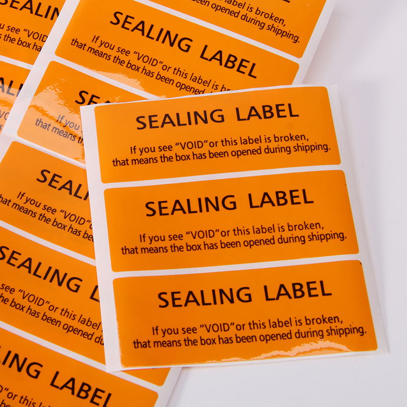 SECURITY TAPES LABELS 