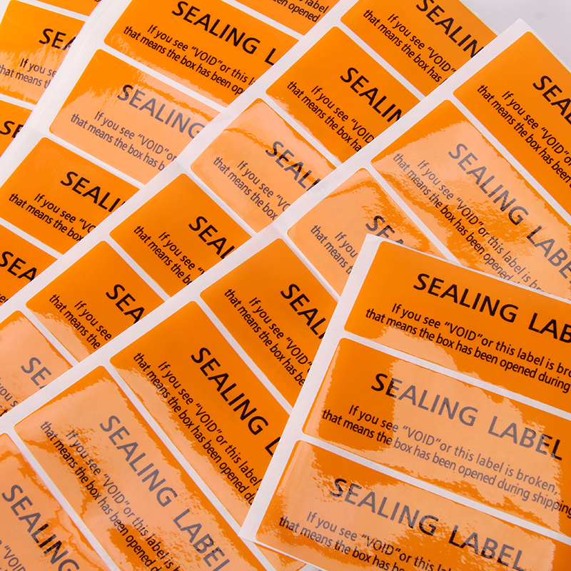 SECURITY TAPES LABELS 