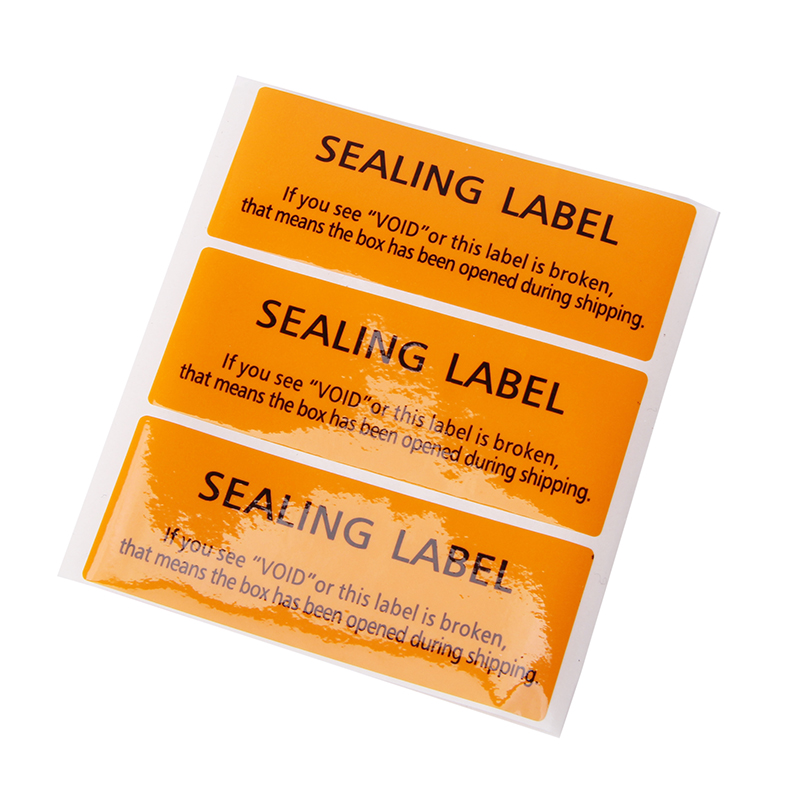 SECURITY TAPES LABELS 
