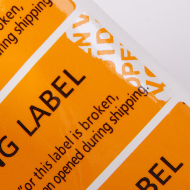 SECURITY TAPES LABELS 