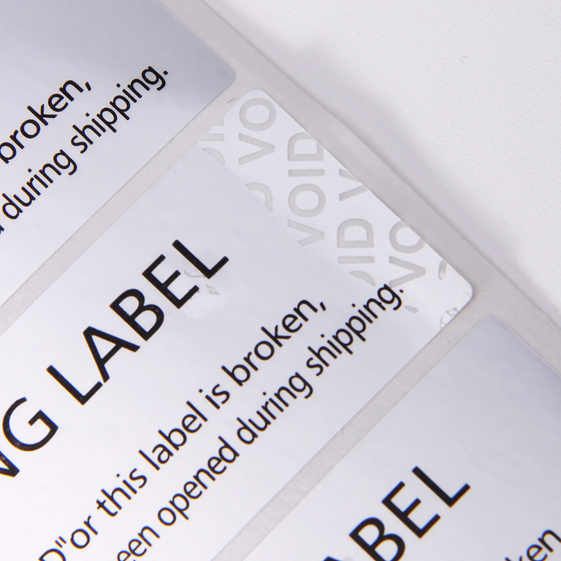SECURITY TAPES LABELS 