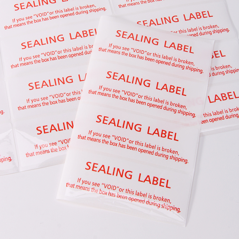SECURITY TAPES LABELS 