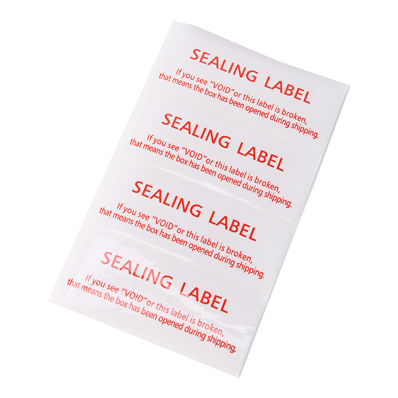 SECURITY TAPES LABELS 