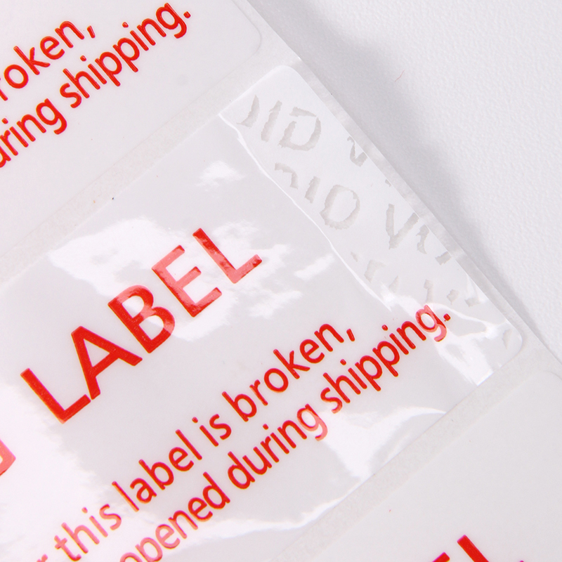 SECURITY TAPES LABELS 