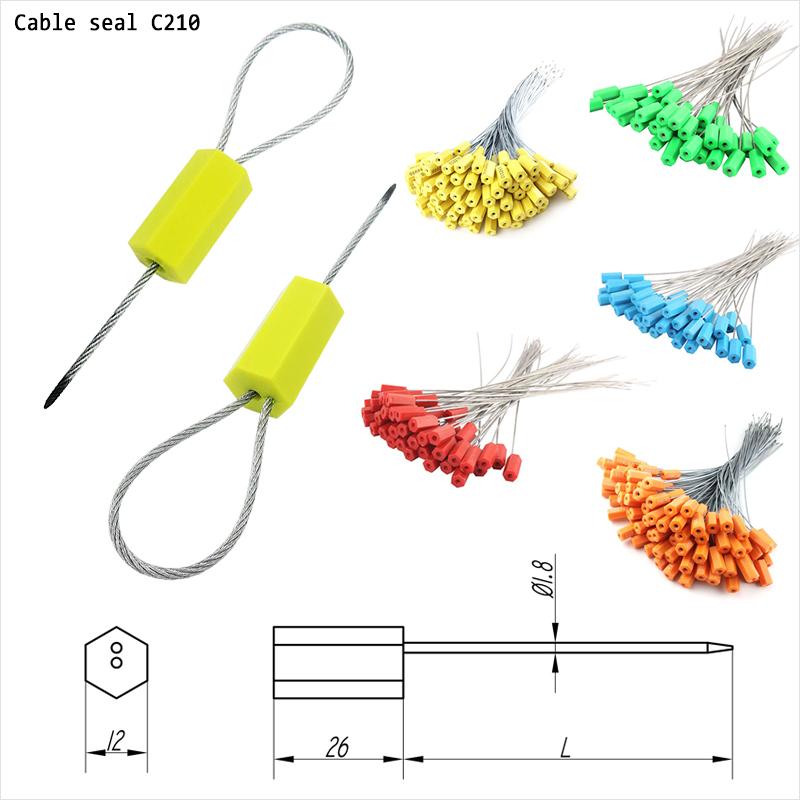 Cable Seal–1.8mm Plastic-Coated Pull-Tight Seal for Containers|SNSEAL