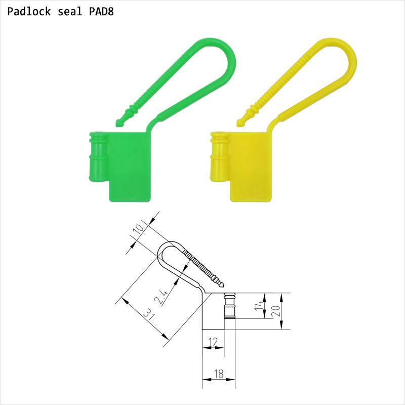 Padlock Seals–Lightweight Plastic Tamper-Evident Seals|SNSEAL