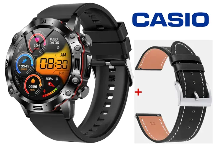 Ceas inteligent CASIO AMOLED – monitorizare glicemie, apeluri Bluetooth, peste 100 de moduri sportive