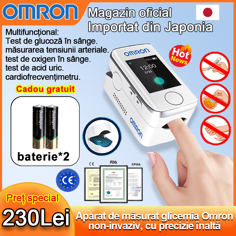 [Import din Japonia] Glucometru neinvaziv de înaltă precizie Omron