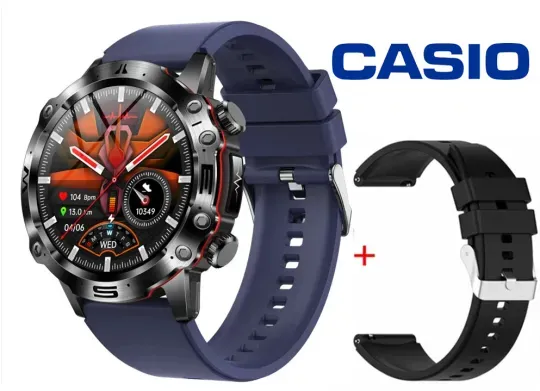 Ceas inteligent CASIO AMOLED – monitorizare glicemie, apeluri Bluetooth, peste 100 de moduri sportive
