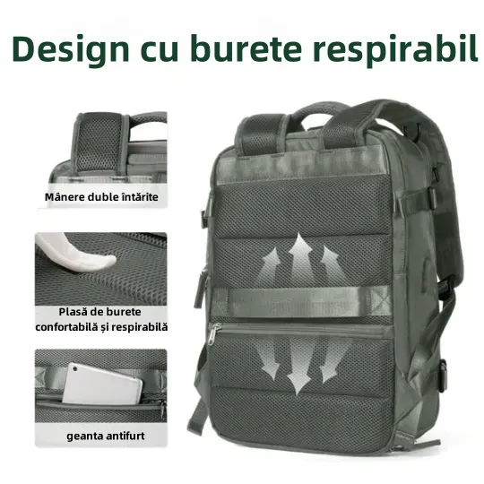 ⏰Reducere de ultima zi cu 50%⏰Rucsac mare de călătorie pentru femei Rucsac de călătorie rezistent la apă（Livrare gratuită）