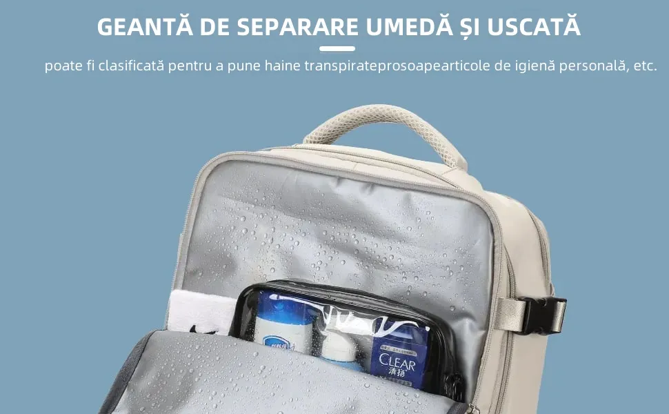 ⏰Reducere de ultima zi cu 50%⏰Rucsac mare de călătorie pentru femei Rucsac de călătorie rezistent la apă（Livrare gratuită）