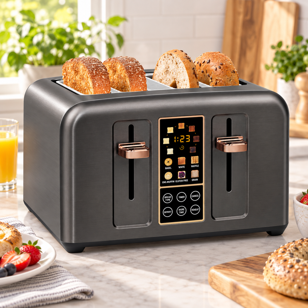 4-slice toaster SKU image for Gray
