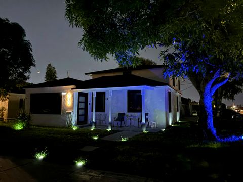 Customer photo for 24-Pack Solar Ground Lights