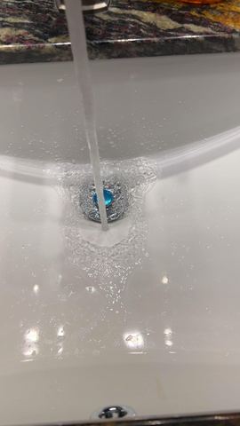 Customer photo for Stainless Steel Pop-Up Bathroom Sink Stopper Bundle