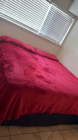 Customer photo for Velvet Plush Flannel 4-Piece Sheet Set Bundle