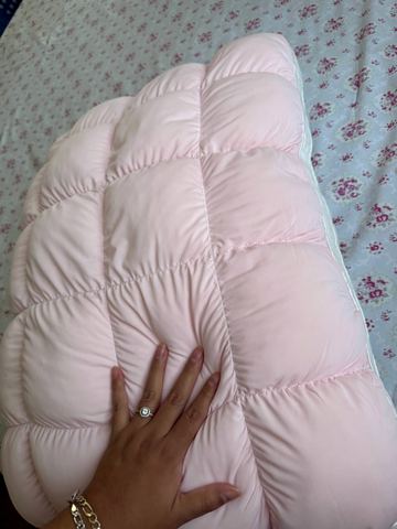 Customer photo for Cooling Puff-Grid Pillow BOGO