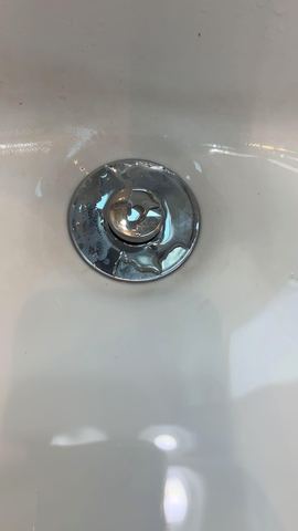 Customer photo for Stainless Steel Pop-Up Bathroom Sink Stopper Bundle