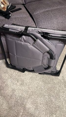 Customer photo for Adjustable Folding Camping Cot