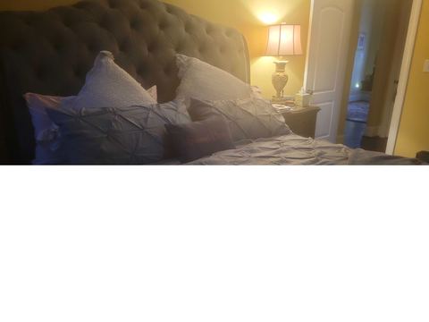 Customer photo for Queen Pintuck 7-Piece Comforter Set