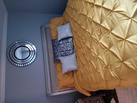 Customer photo for Queen Pintuck 7-Piece Comforter Set