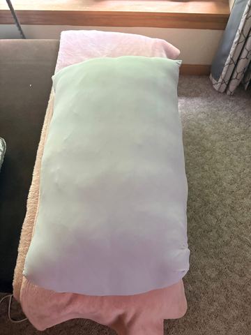 Customer photo for Cooling Puff-Grid Pillow BOGO