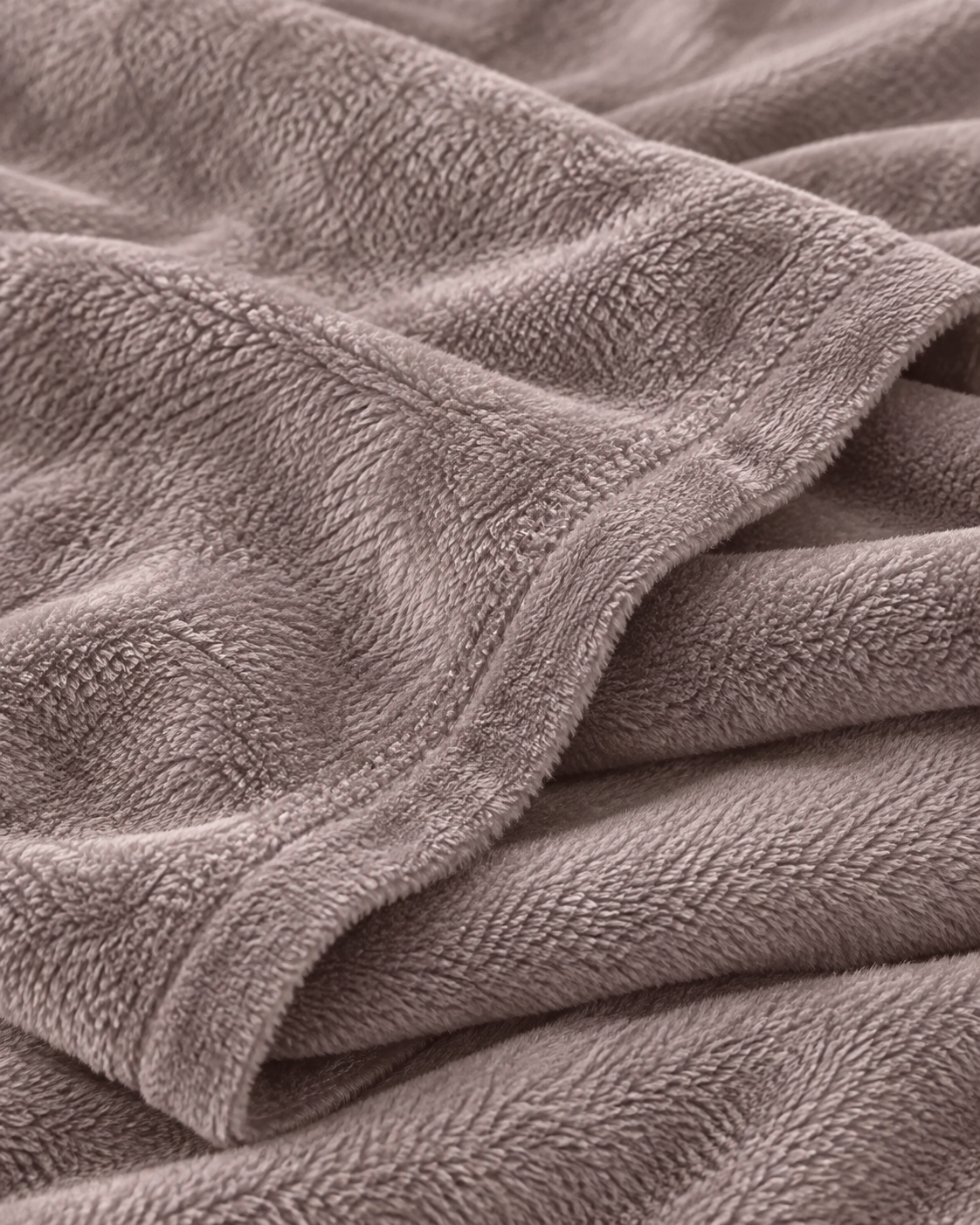 close up of soft velvet plush flannel microfiber fabric