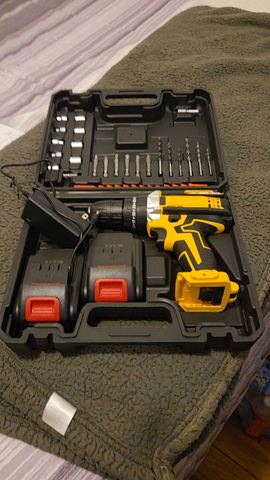 Customer photo for 21V Cordless Drill Tool Set BOGO