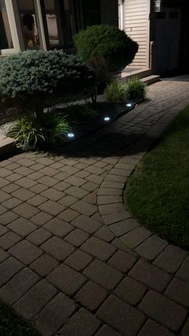 Customer photo for 24-Pack Solar Ground Lights