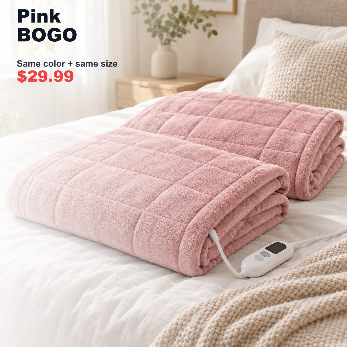 heating pad SKU image for Pink