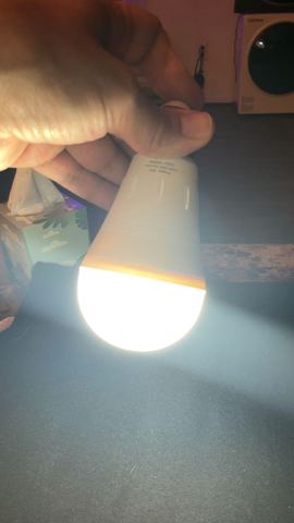 Customer photo for Rechargeable Emergency LED Light Bulbs 10-Pack