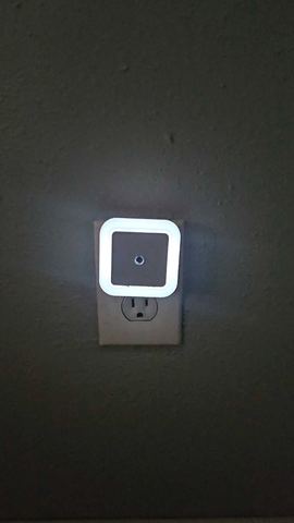 Customer photo for Dusk-to-Dawn LED Plug-In Night Light 20-Pack