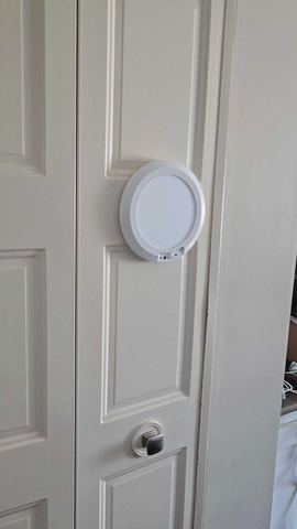 Customer photo for Rechargeable Motion Sensor Ceiling Light Bundle