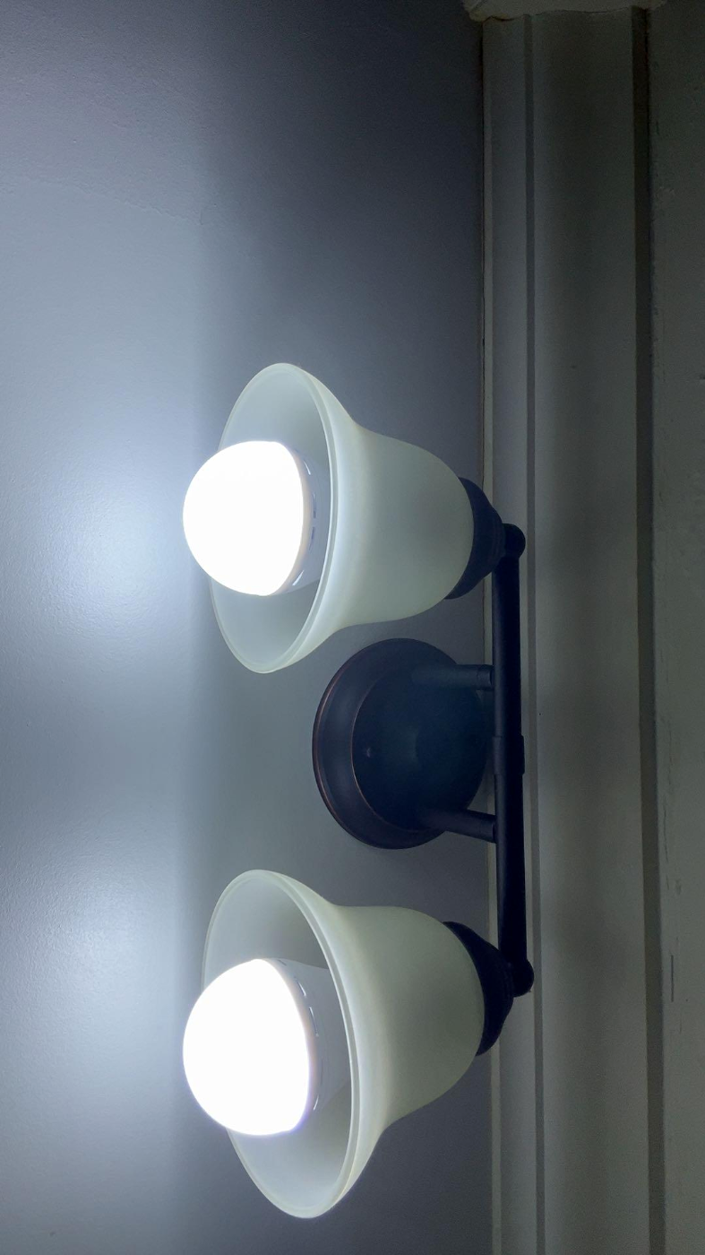Customer photo for Rechargeable LED Emergency Light Bulbs Bundle