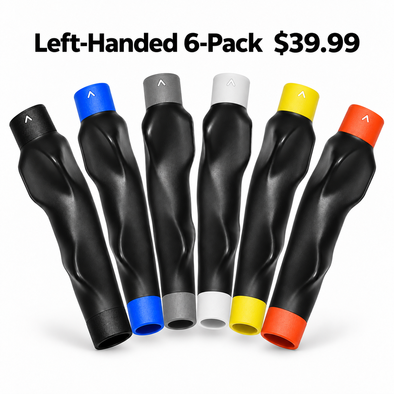 left handed six piece golf grip trainer bundle in all six colors 39.99 USD