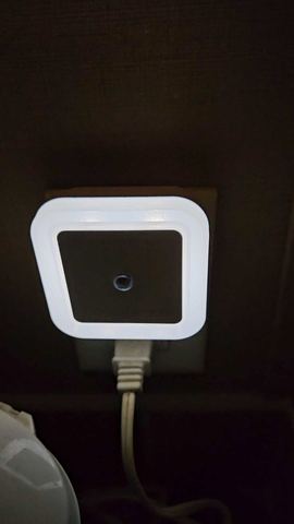 Customer photo for Dusk-to-Dawn LED Plug-In Night Light 20-Pack