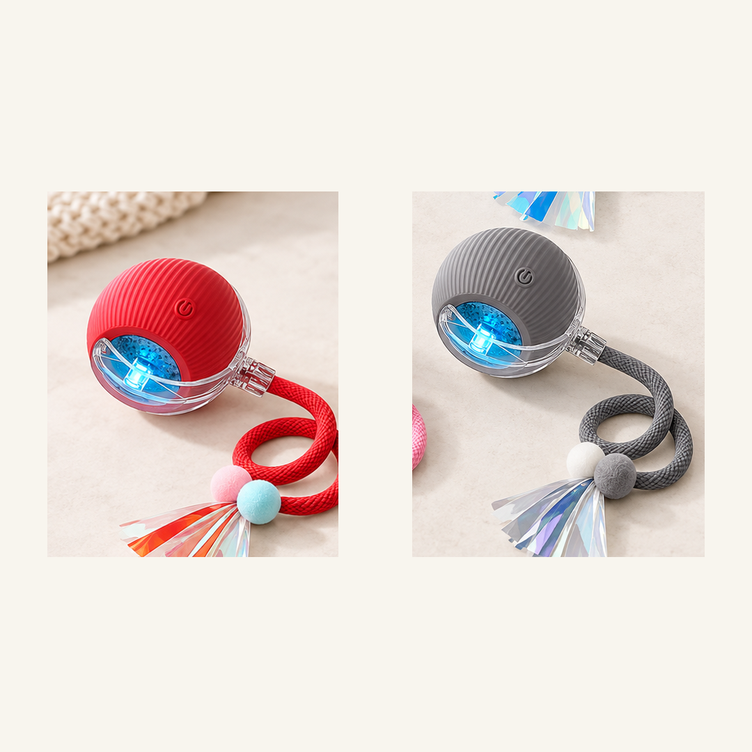 SKU image for pet teaser toy 2 pack Red and Gray
