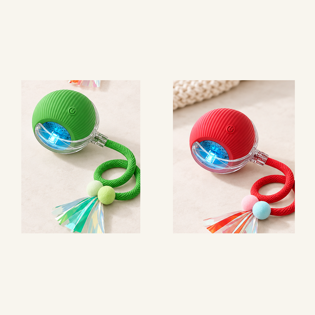 SKU image for pet teaser toy 2 pack Green and Red