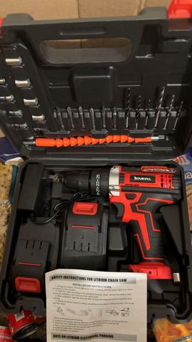 Customer photo for 21V Cordless Drill Tool Set BOGO