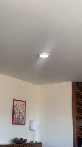 Customer photo for Rechargeable Motion Sensor Ceiling Light Bundle