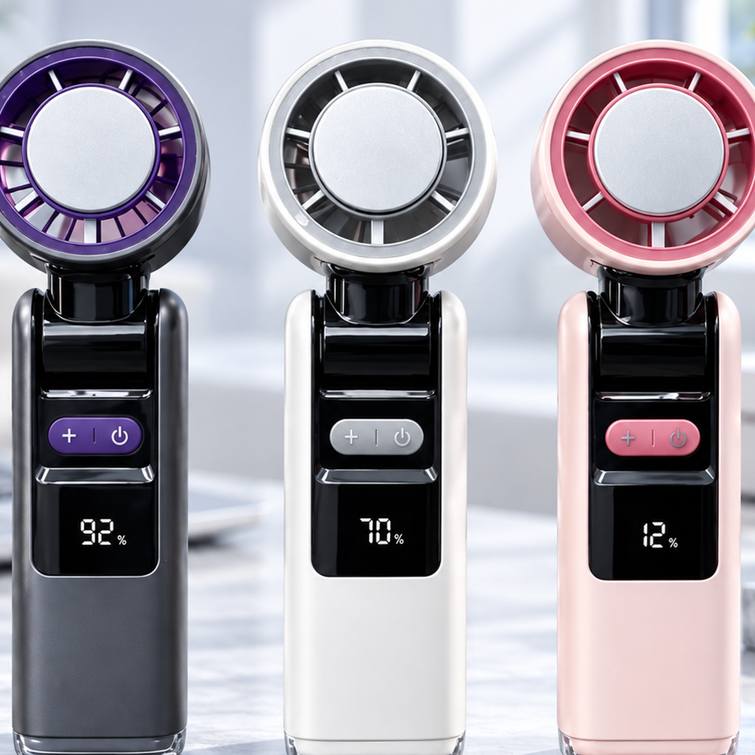 same color buy one get one free handheld cooling fan bundle contents