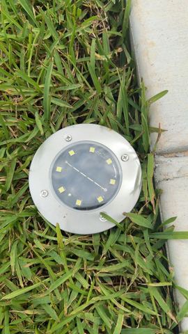 Customer photo for 24-Pack Solar Ground Lights